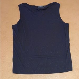 💫 Liz Claiborne Sparkling Sleeveless top 🌟